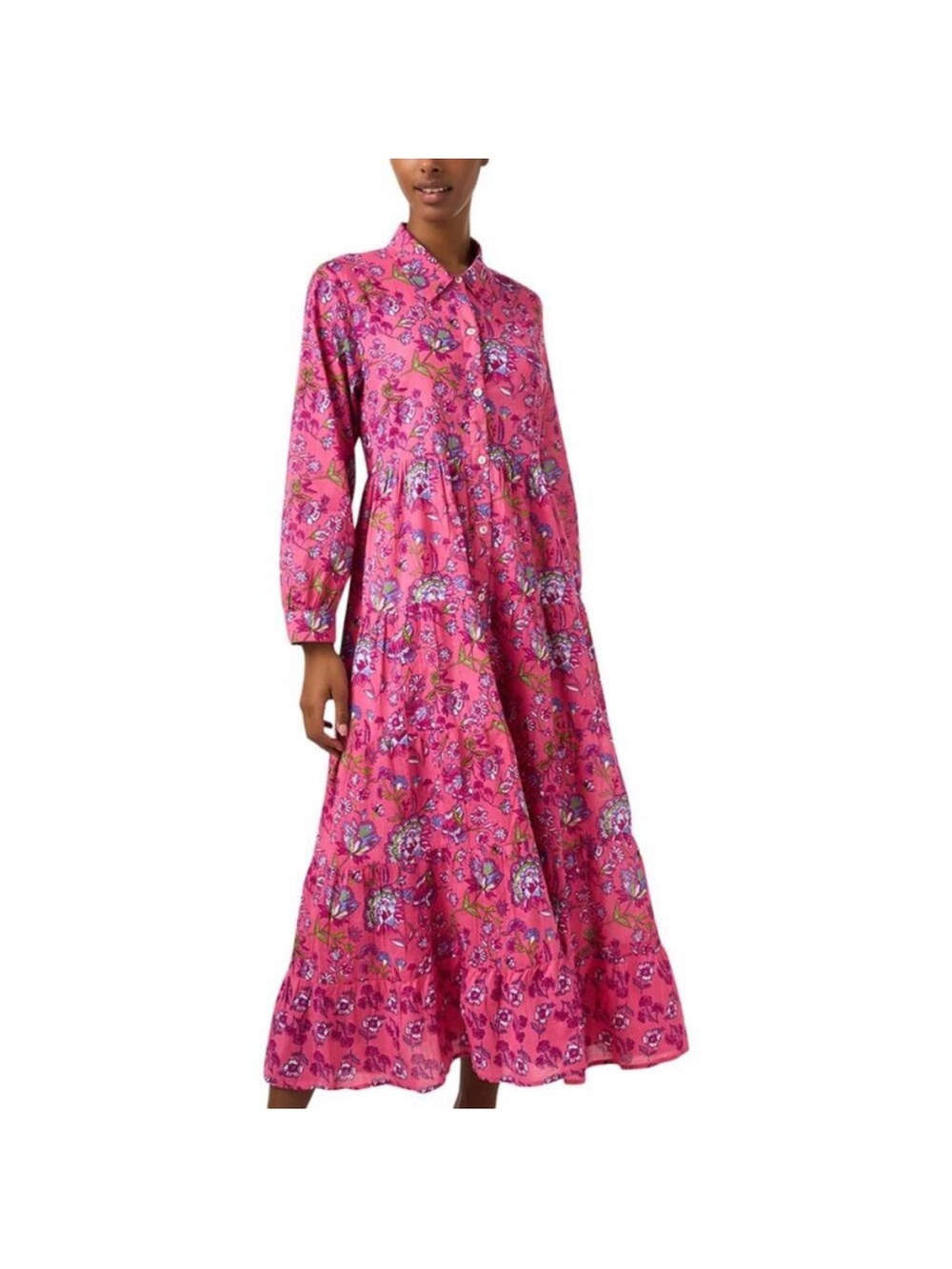 Ro's Garden Womens  Jinette Maxi Dress, Pink